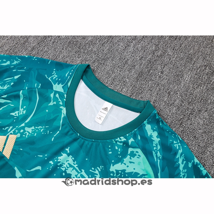 Chandal del Real Madrid Manga Corta 26-27 Verde - Pantalon Corto